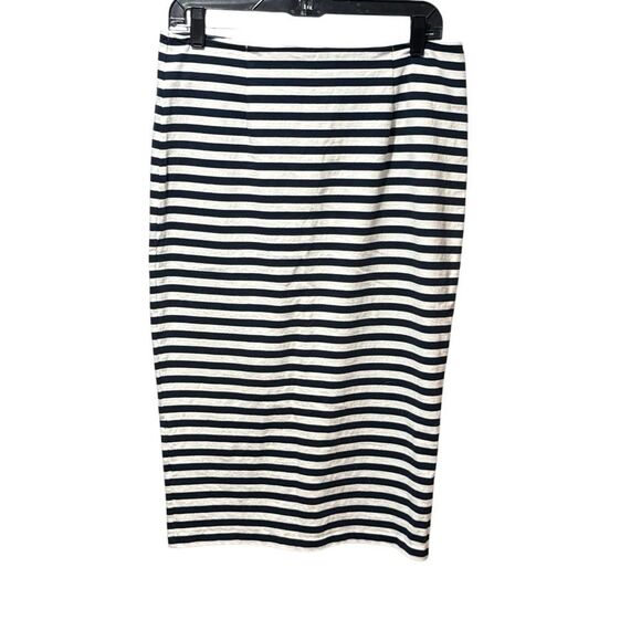 J. Crew Striped Pencil Skirt - Picture 1 of 4